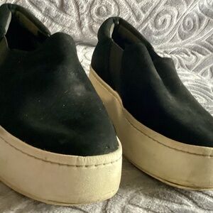 Vince Black Platform Sneaker